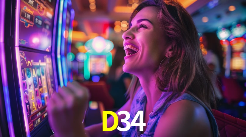 Sinta a adrenalina dos jogos de cassino com D34